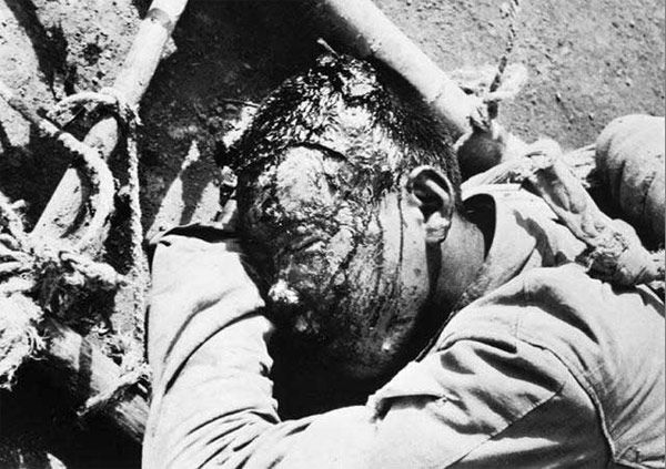 八路军抗日旧照：1940年无名小战士壮烈殉国